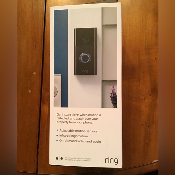 New in Box Ring Video Doorbell Wire-free Video Doorbell - Picture 4 of 5